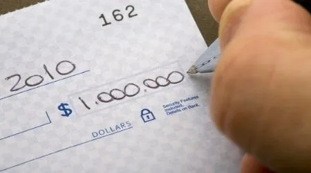 Sending $1 million overseas