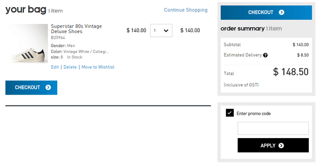 adidas first purchase code
