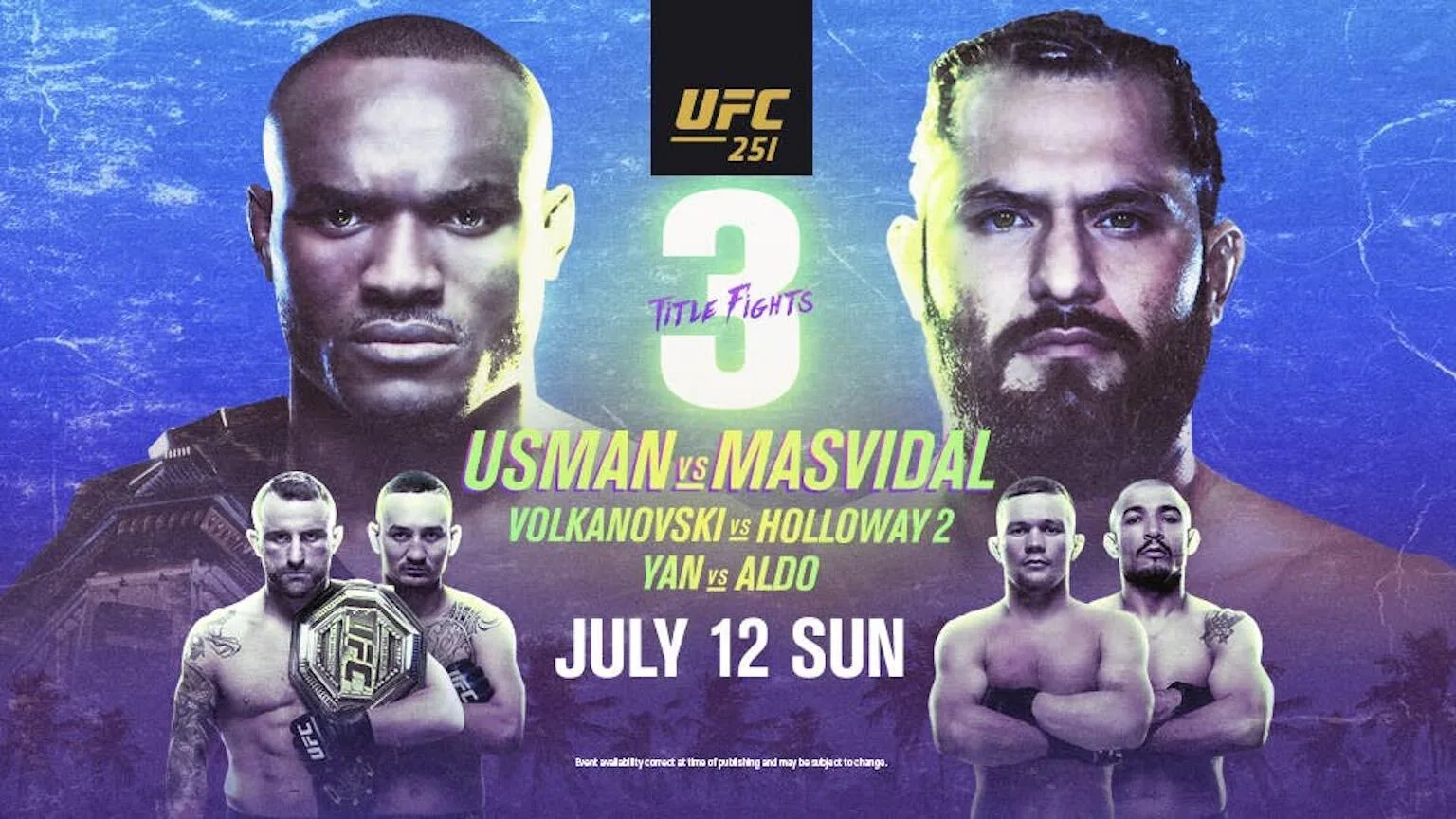 Main Event UFC 251