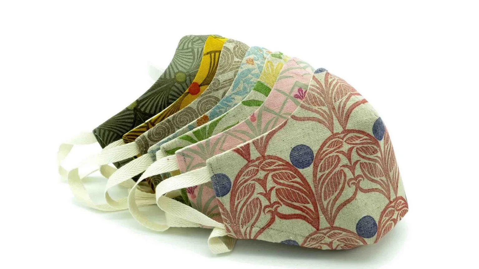 Etsy website Native face masks with different designs