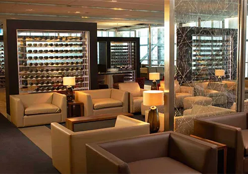 British Airways airport lounge
