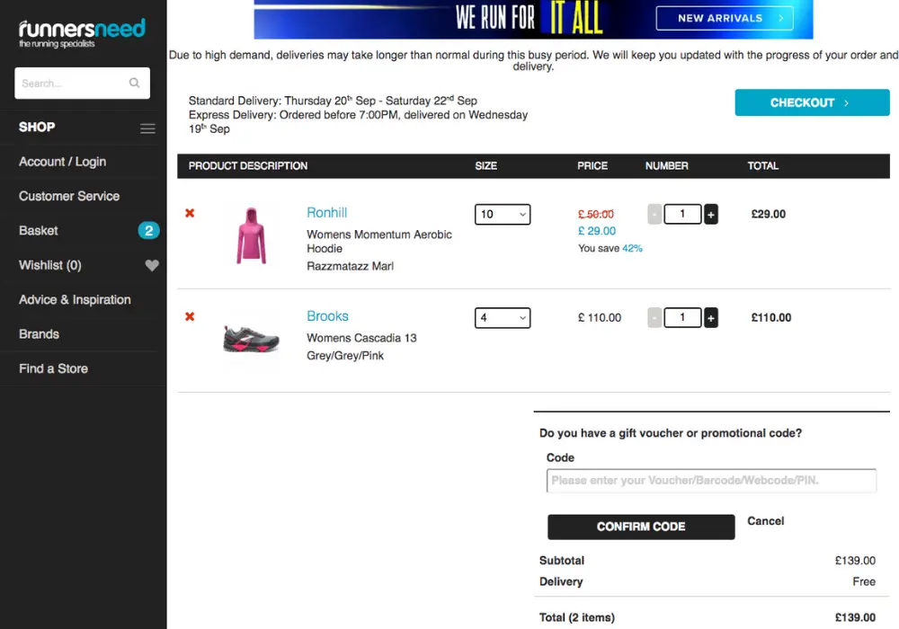 where to buy cheap runners online