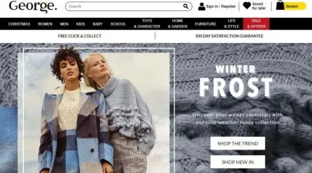 Customers can now spread the cost of what they buy online from George at ASDA