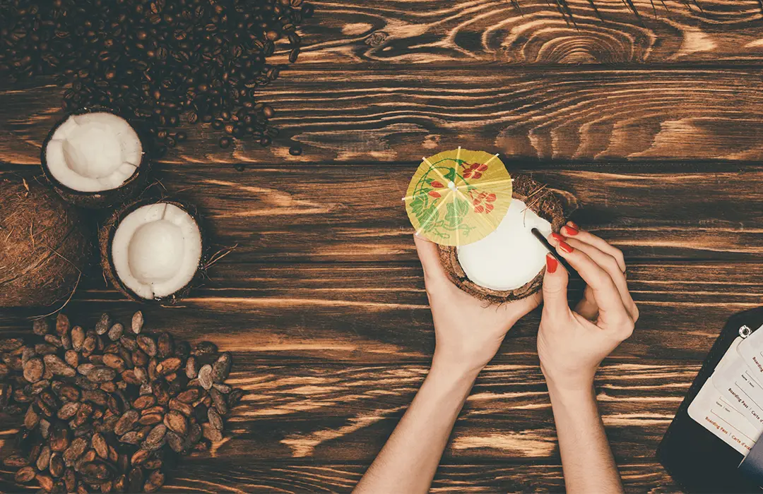 Image: Supplied Cocktail on tabletop