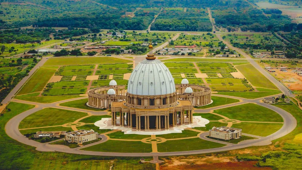 Image: Getty Images Basilica of Our Lady of Peace in Ivory Coast