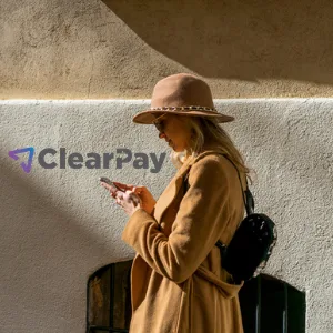 woman shopping online