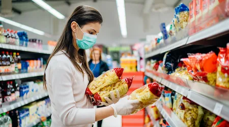 Coronavirus: Public in England told to cover face on transport and in shops