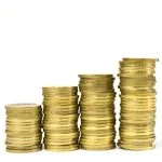 Image: Getty Stacks of gold coins Image: Getty