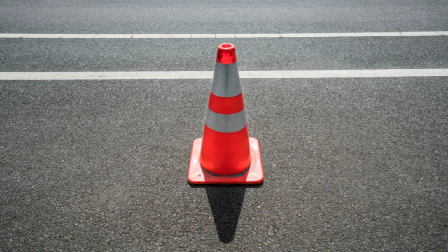 Image: Getty Images Pylon sitting in the street