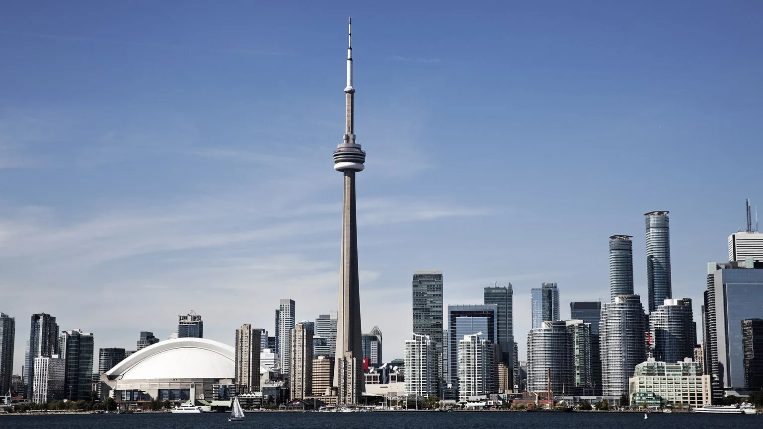 Image: Getty Images Toronto skyline showing the CN Tower