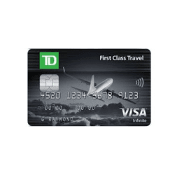 td first class travel card