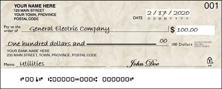 How To Write A Cheque A Step By Step Guide Finder Canada