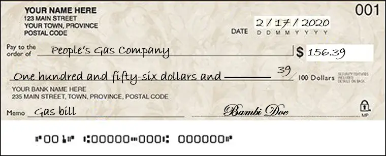 How To Write A Cheque A Step By Step Guide Finder Canada