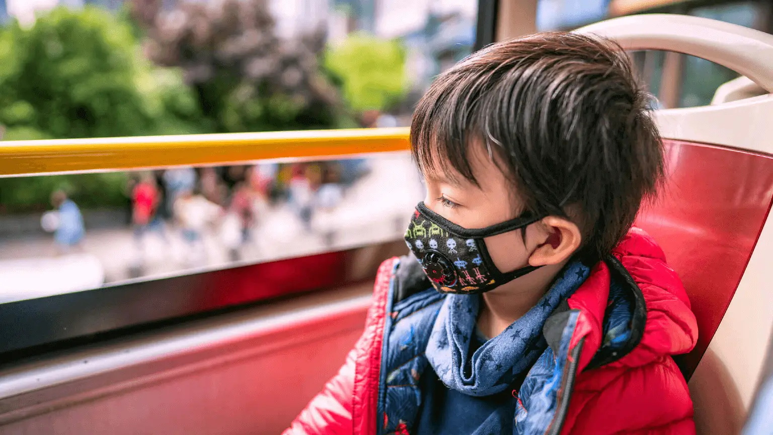 Getty image kids Disney face mask