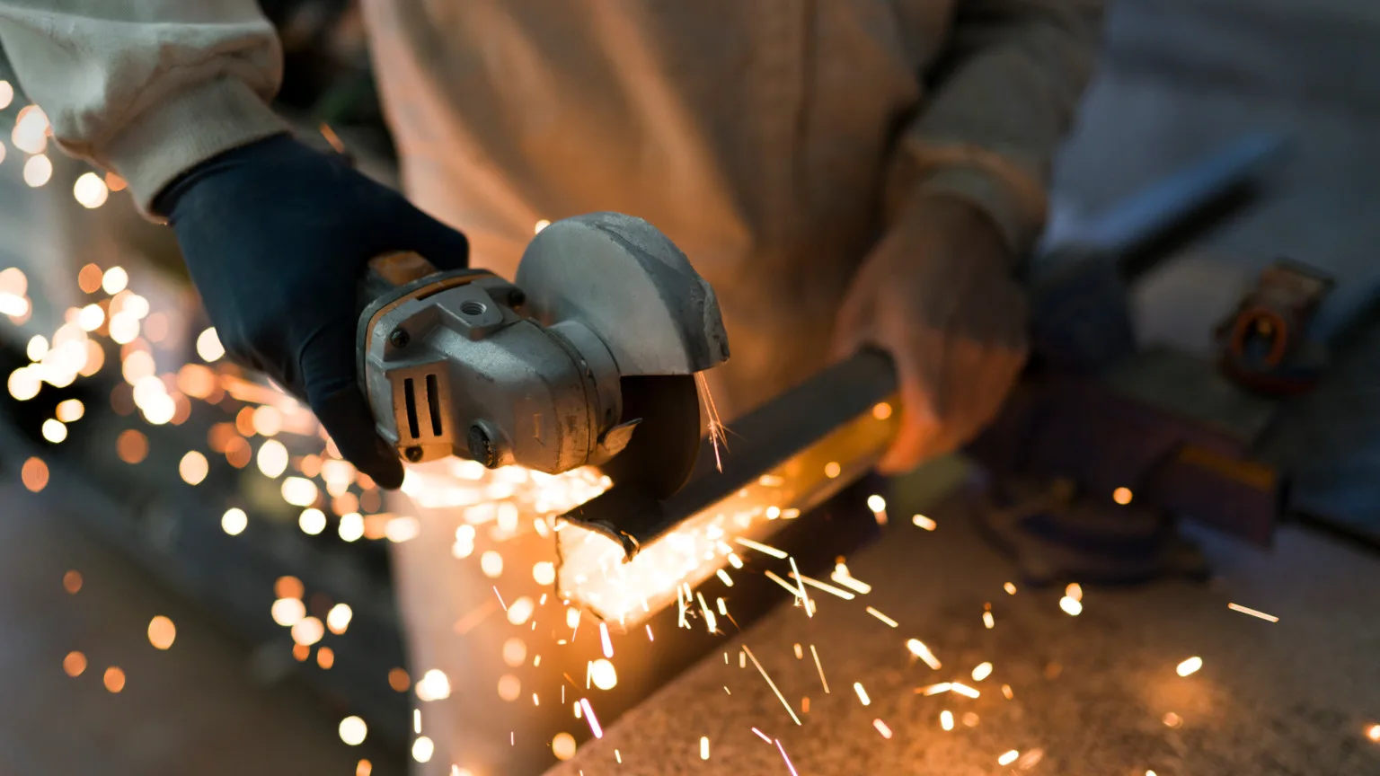 Image: Getty Images Close up of steel being welding