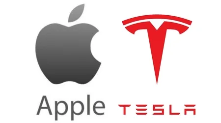 Apple vs Tesla stocks