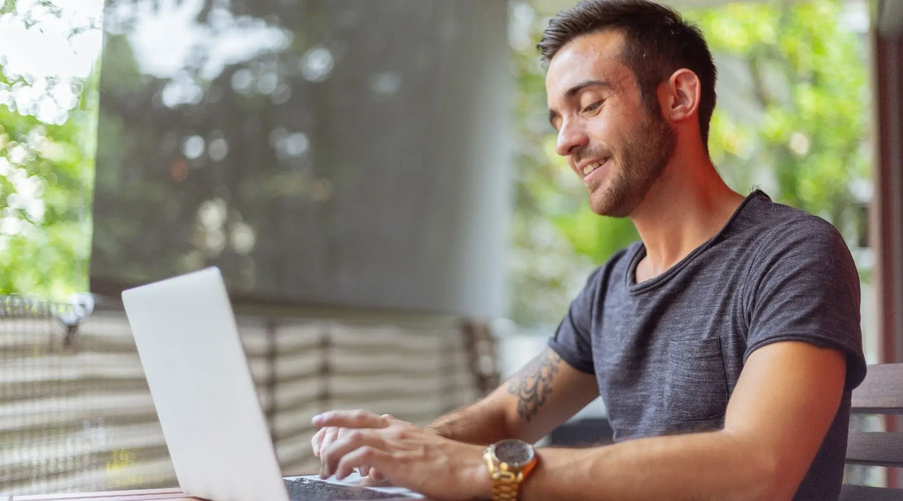 Man at computer
