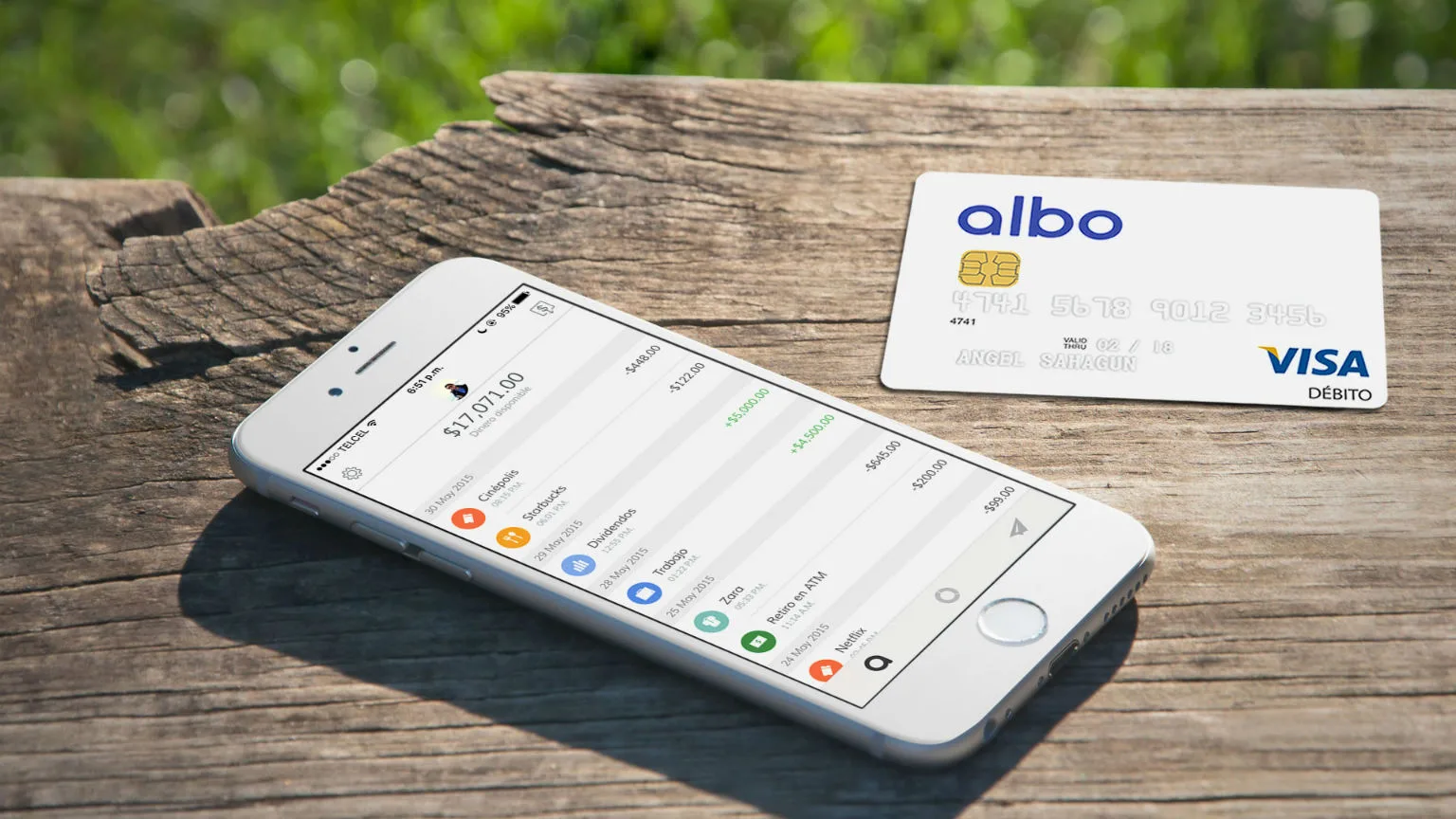 Image: Supplied Albo App Card