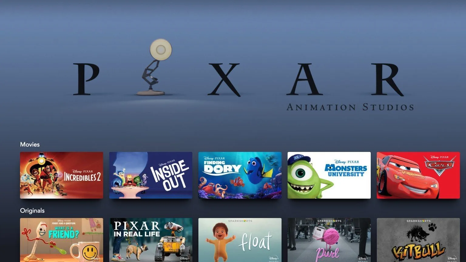 Full list of Disney+ Pixar content available in Finland