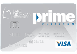 Lake Michigan Credit Union Prime Platinum Visa Credit Card