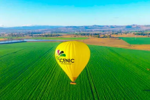 Hot air ballooning over the Gold Coast with champagne breakfast