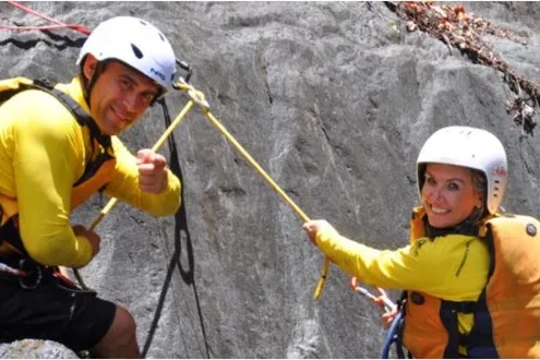Best for kids: Canyoning morning tour with Cairns and North Beaches hotel transfers, Raging Thunder Adventures