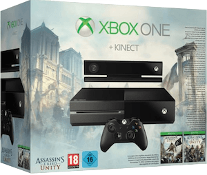 Xbox One with Kinect and Assassin's Creed Unity Bundle