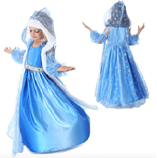 Girls costumes for kids party dresses vestidos infantis Congelados vestido elsa de festa fantasia infantil disfraz