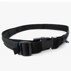 Anti Theft Waterproof Travel Card Money Belt Hidden Waist Bag Phone Holder Black