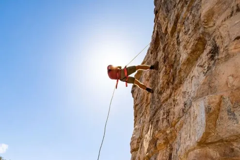 Abseiling the Kangaroo Point Cliffs in Brisbane