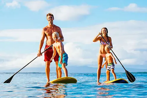 Family Stand Up Paddle Boarding Lesson