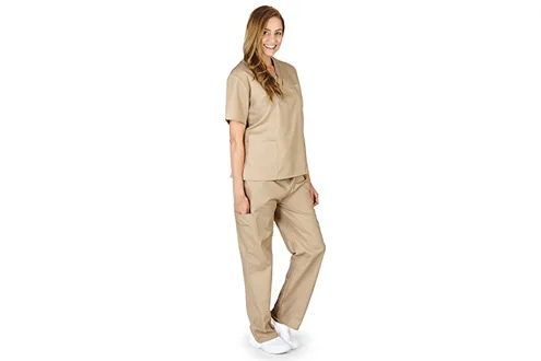 Women's Scrub Set: Khaki