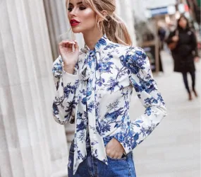 Anne Louise Boutique Blue Orchid Blouse