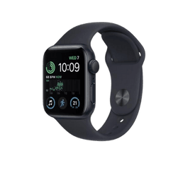 APPLE Watch SE (2022) - Midnight with Midnight Sports Band, 40 mm