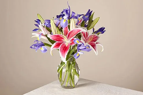 Belle of the Ball Bouquet with Vase