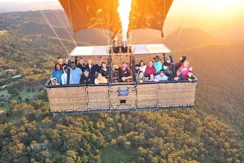 Hot Air Balloon Flight with Breakfast and Photos