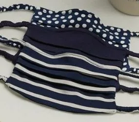 Navy face masks from Boden - 3 pack