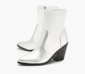 Metallic Panel Sock Western Boots