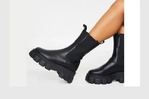 ginette heeled combat boots