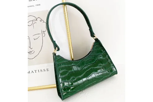 Croc Embossed Baguette Bag<br>(RRP: $6.95)