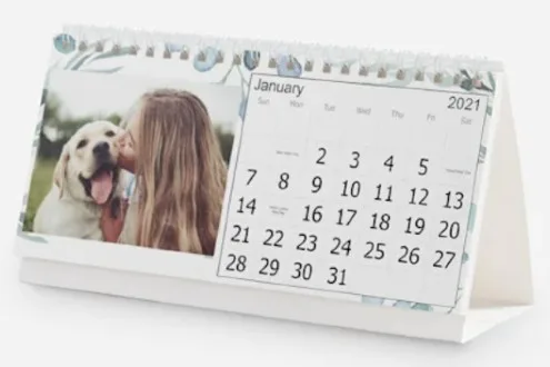 Custom Desk Photo Calendar