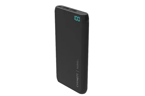 Cygnett - CY2503PBCHE - 10,000mah Portable Power Bank - Black