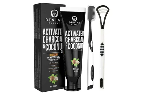Dental Expert Activated Charcoal and Coconut Oil toothpaste