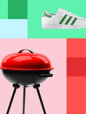 Adidas shoe and a stouve