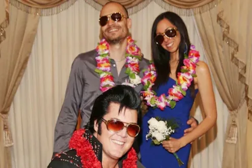 Elvis Hawaiian Wedding or Vow Renewal at Graceland Chapel