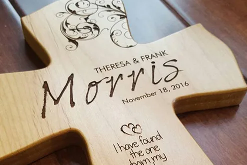 Personalized Wedding Cross