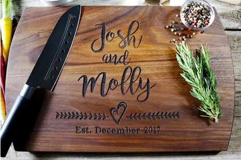 Personalized cutting board