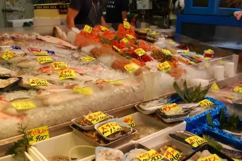 Tsukiji Fish Market Food and Drink Half-Day Tour