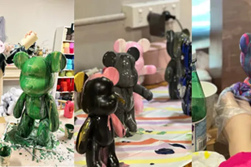 Fluid Paint a Bear Class