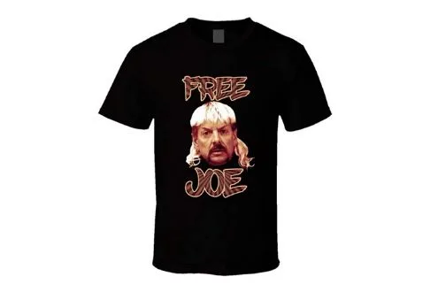 Free Joe Exotic Tiger King pop art t-shirt